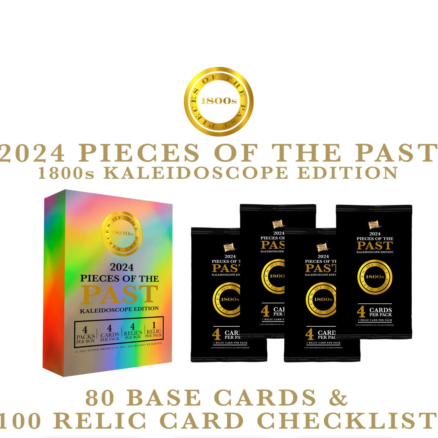 2024 Pieces of the Past 1800s Kaleidoscope Version Hobby Box