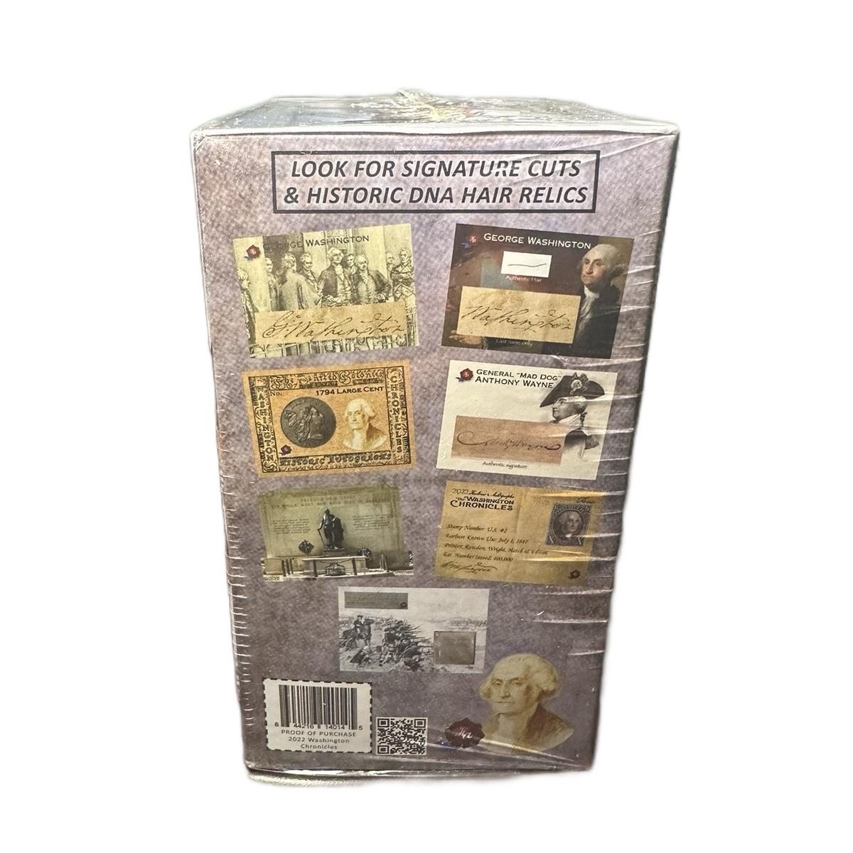 Historic Autographs The Washington Chronicles Trading Cards - Blaster Box