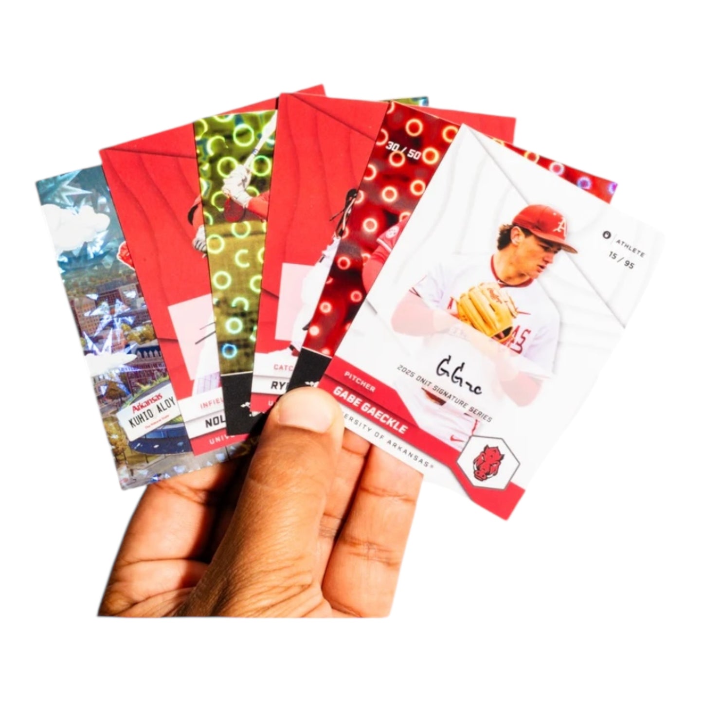 University of Arkansas® 2025 Baseball Trading Cards - Platinum Box with Guaranteed Autograph