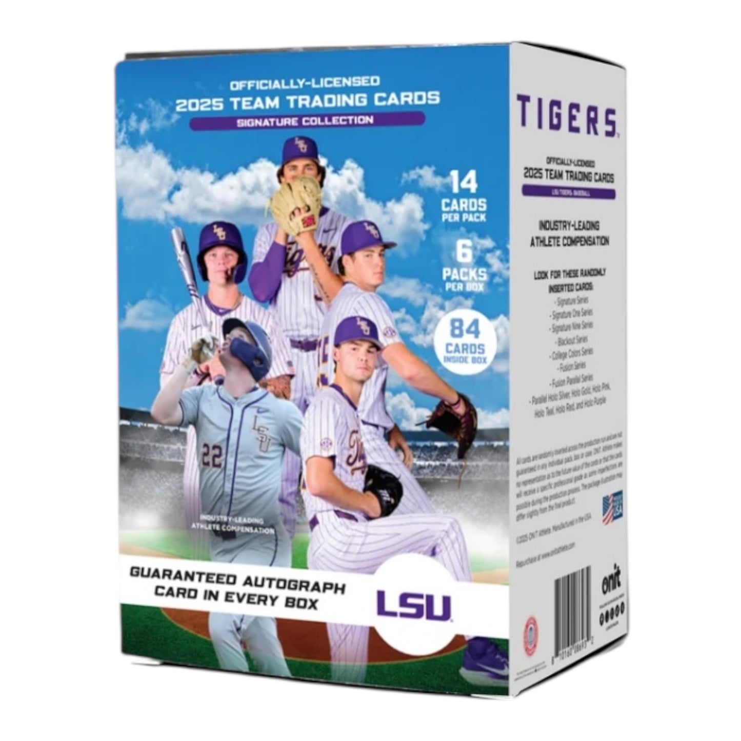 LSU® 2025 Baseball Trading Cards - Platinum Box with Guaranteed Autograph