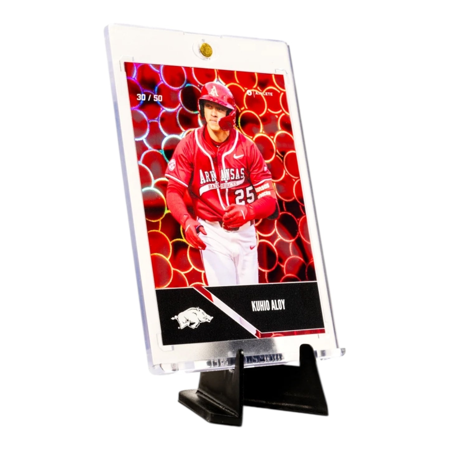 University of Arkansas® 2025 Baseball Trading Cards - Platinum Box with Guaranteed Autograph