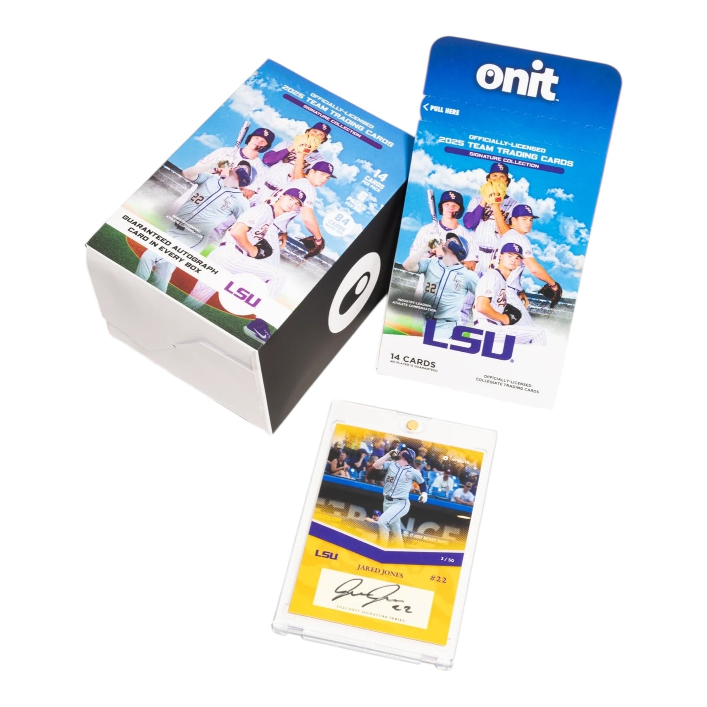 LSU® 2025 Baseball Trading Cards - Platinum Box with Guaranteed Autograph