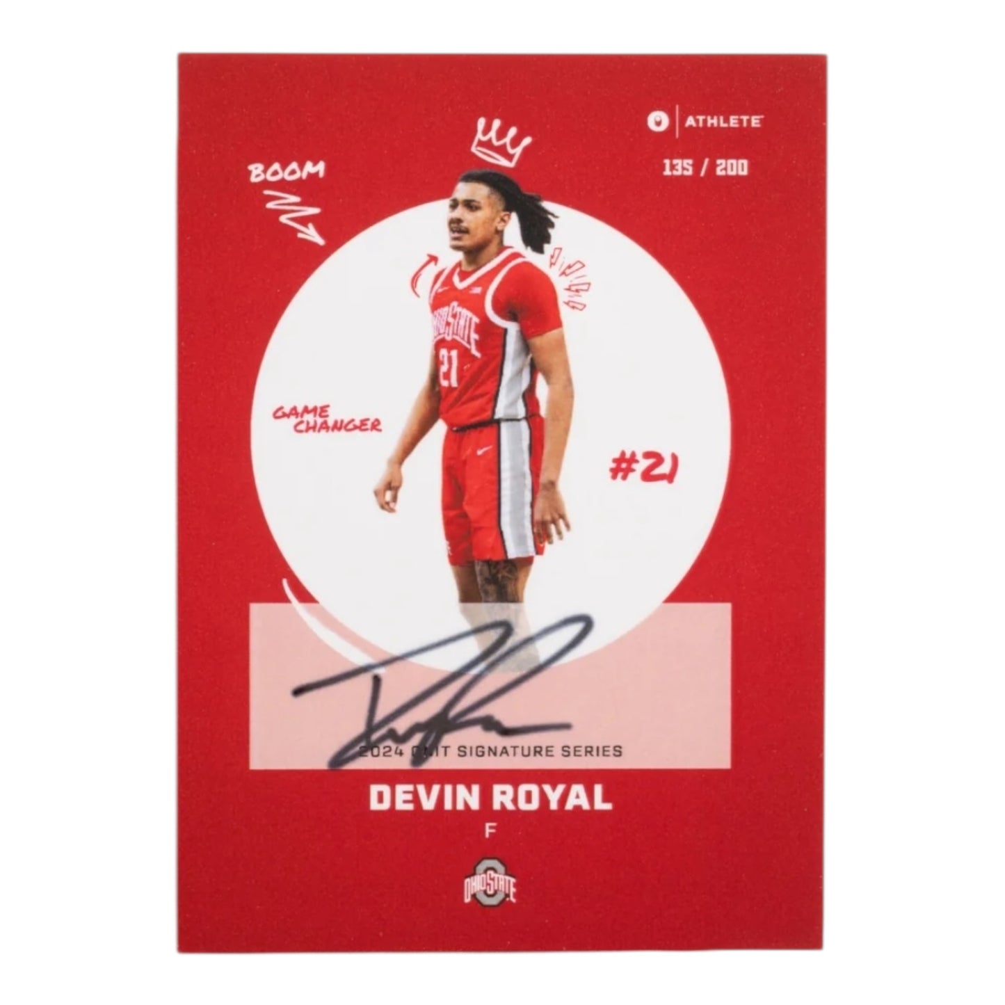 The Ohio State University® NIL Men's Basketball - 2024-25 Signature Trading Cards - Platinum Box with Guaranteed Autograph
