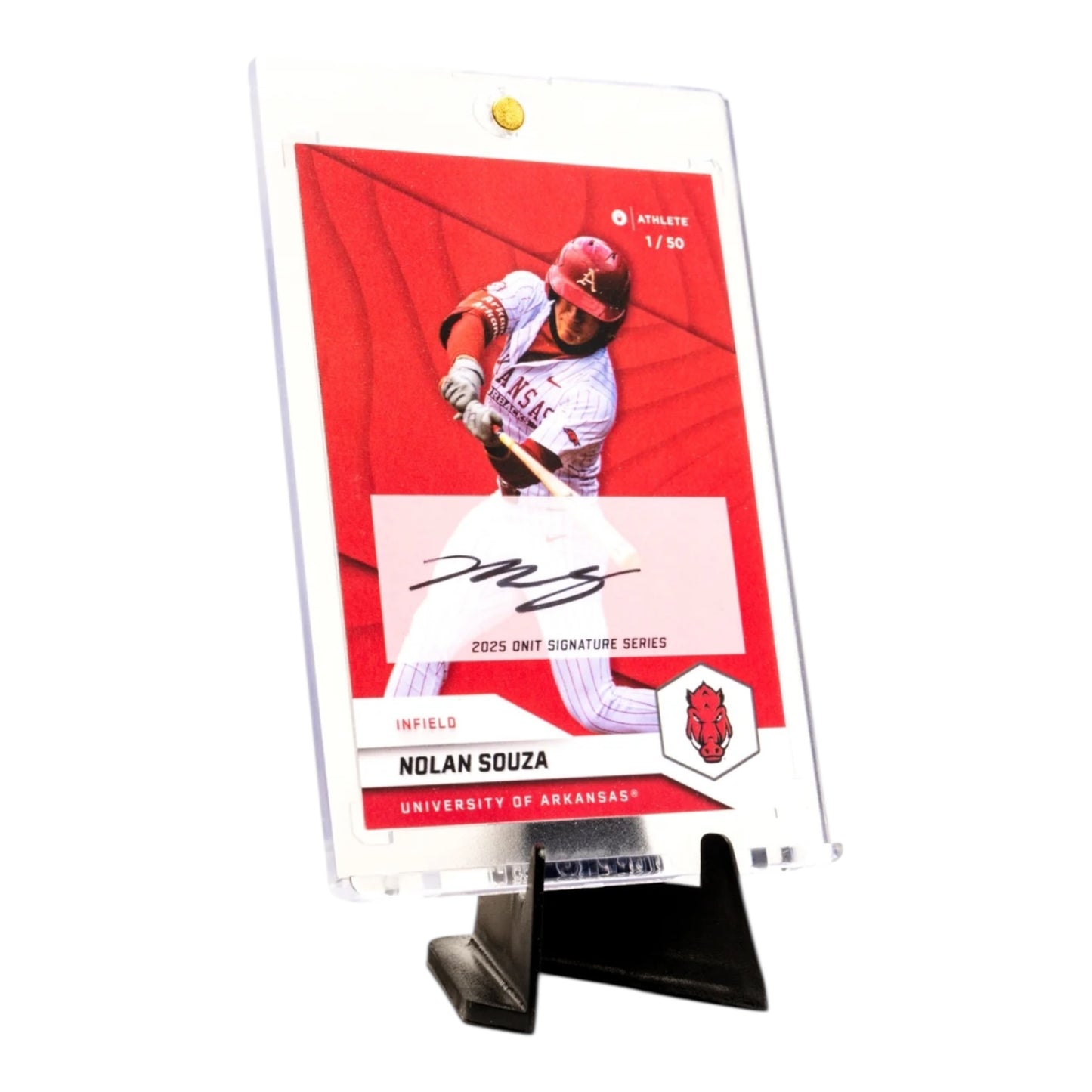 University of Arkansas® 2025 Baseball Trading Cards - Platinum Box with Guaranteed Autograph