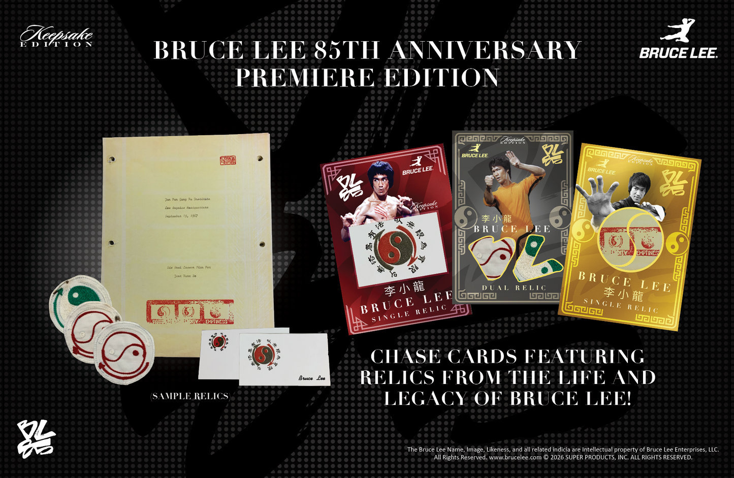 Bruce Lee 85th Anniversary Premiere Keepsake Hobby Edition