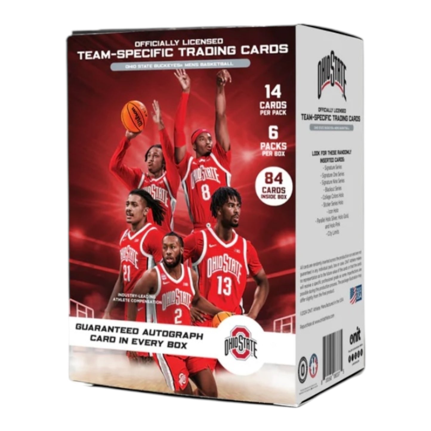 The Ohio State University® NIL Men's Basketball - 2024-25 Signature Trading Cards - Platinum Box with Guaranteed Autograph