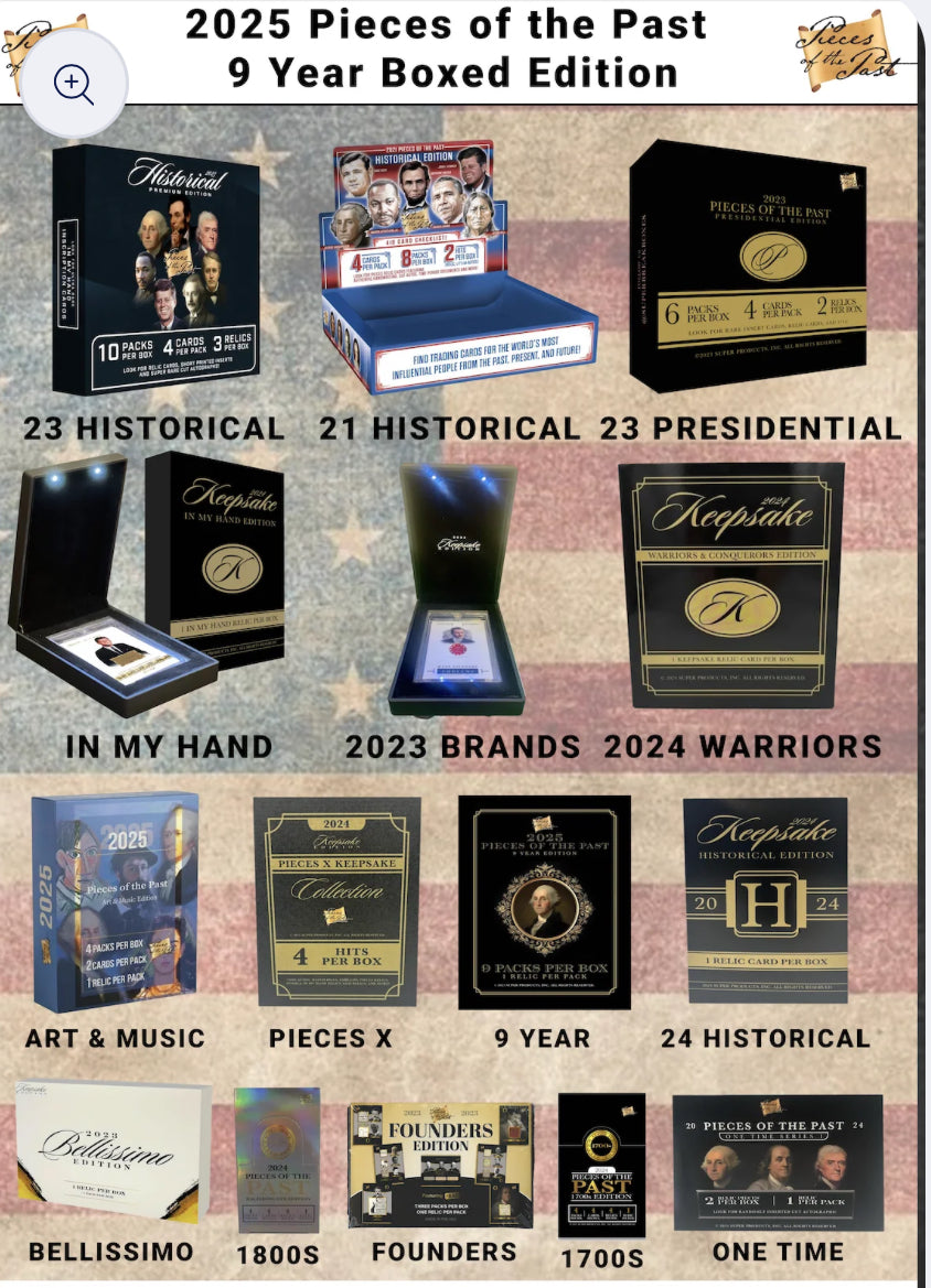 2025 Pieces of the Past 9 Year "Boxed" Edition Sealed Case