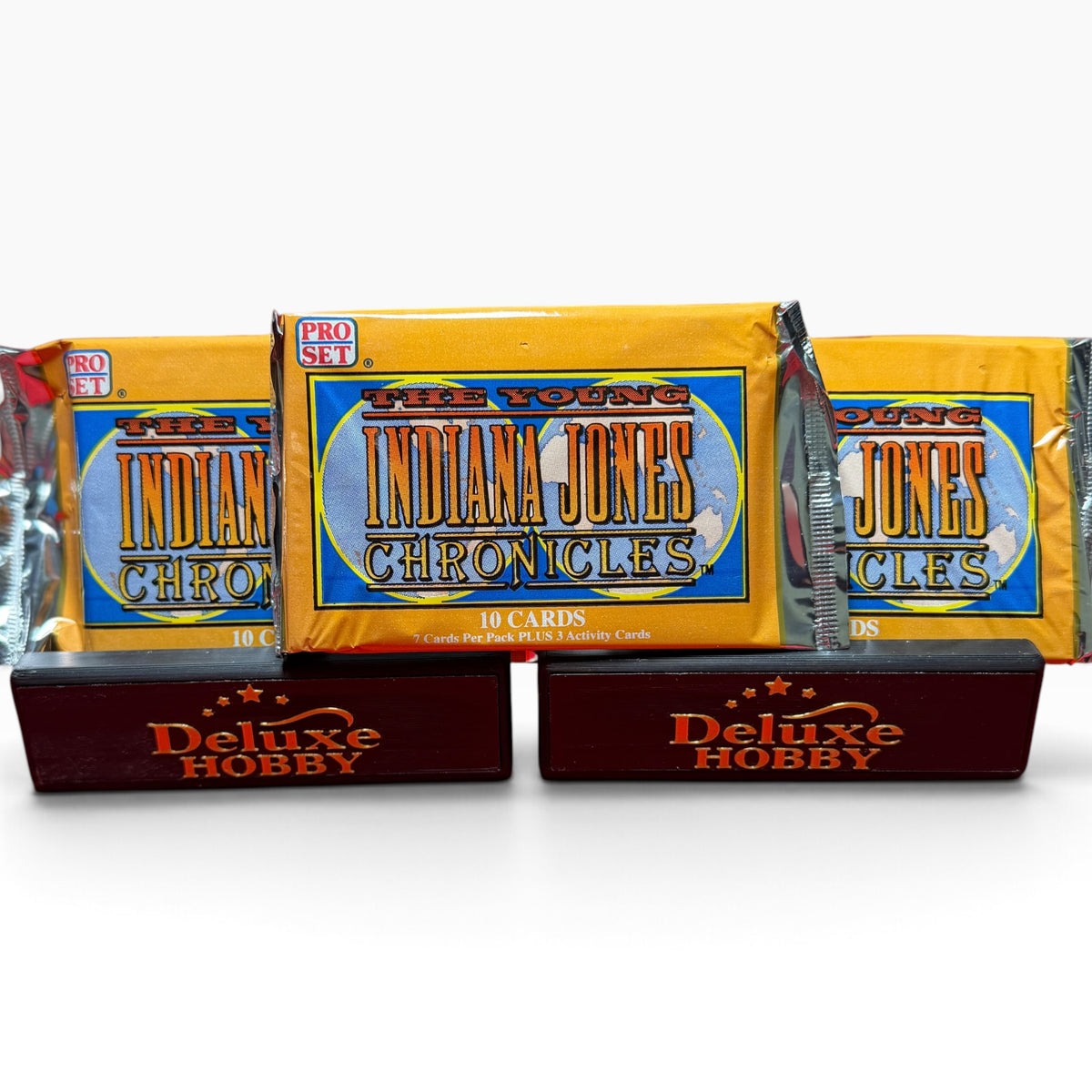 1992 Pro Set The Young Indiana Jones Chronicles Trading Cards – 3 Sealed Packs – 30 Cards