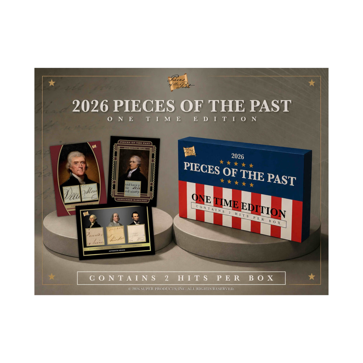 PRE-ORDER - 2026 Pieces of the Past One Time Series 2 Box