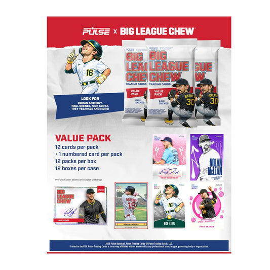 PRE-ORDER - 2026 Pulse x Big League Chew Baseball Value Pack