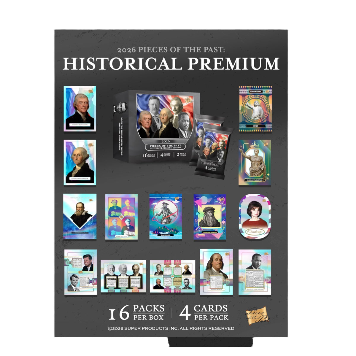 2026 Pieces of the Past Historical Premium Hobby Edition Hobby Box