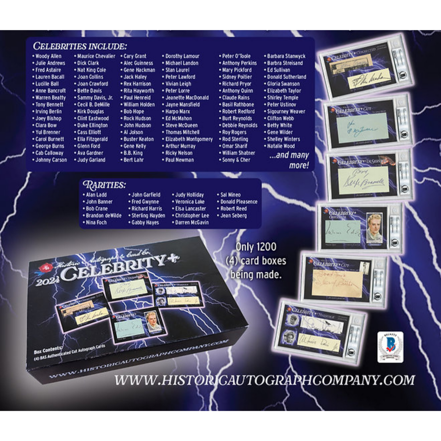 Historic Autograph Celebrity+ Box GROUP BREAK