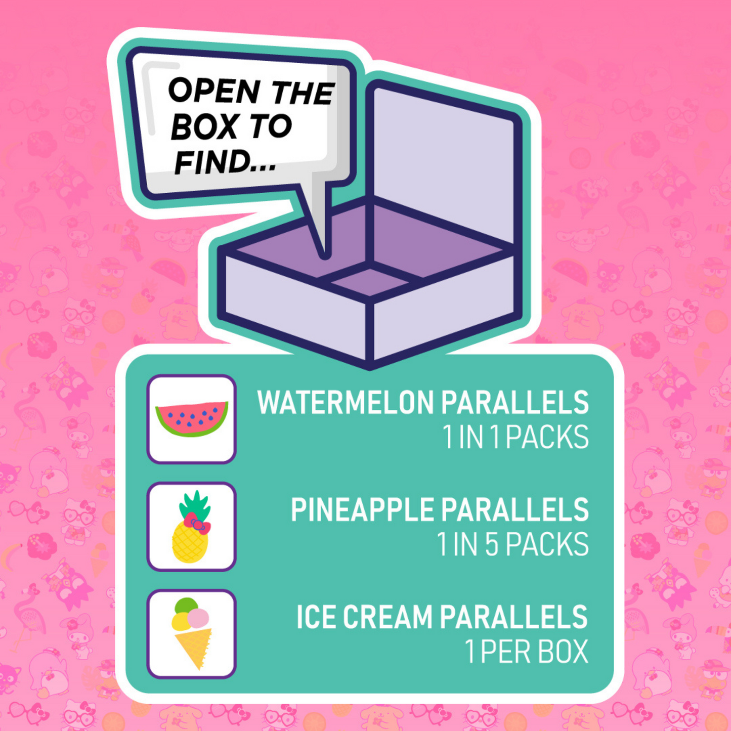 Hello Kitty Tropical CYBERCEL Trading Cards