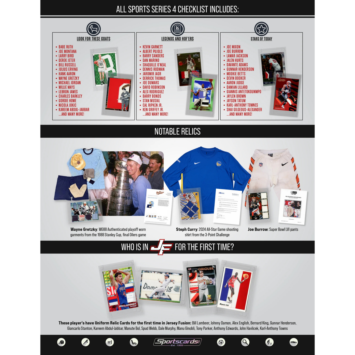 2025 Jersey Fusion All Sports Series 4 Hobby Pack