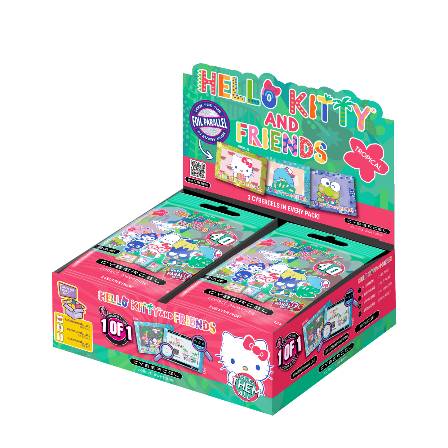 Hello Kitty Tropical CYBERCEL Trading Cards