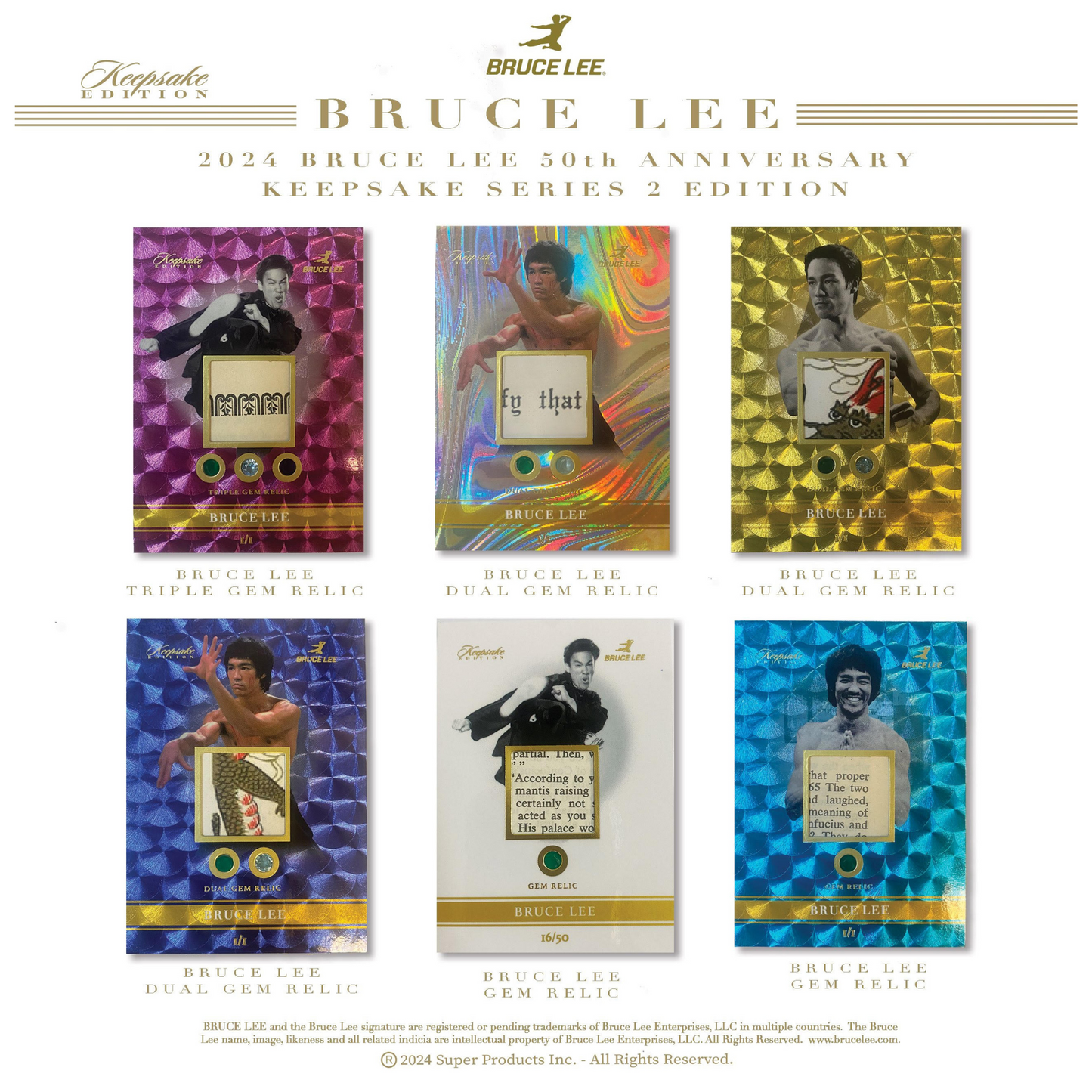 2024 Bruce Lee 50th Anniversary Keepsake Series 2 Edition