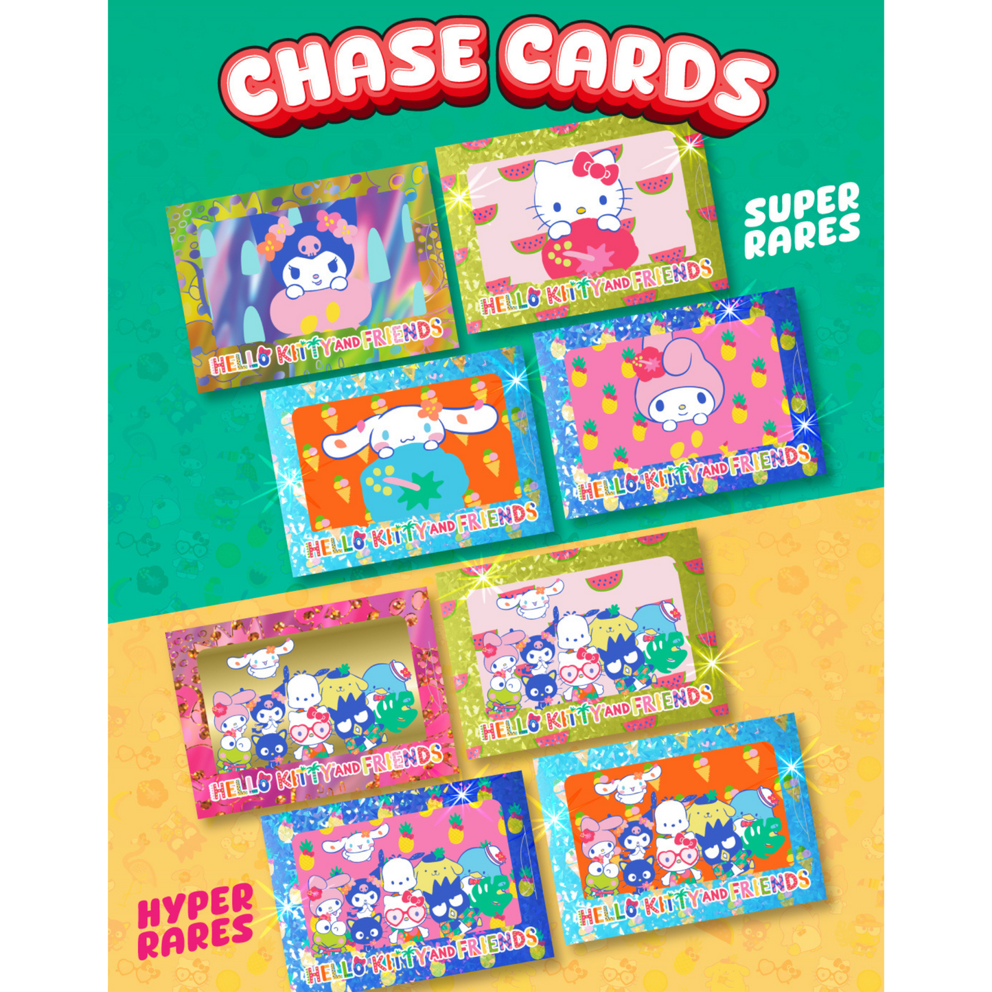 Hello Kitty Tropical CYBERCEL Trading Cards