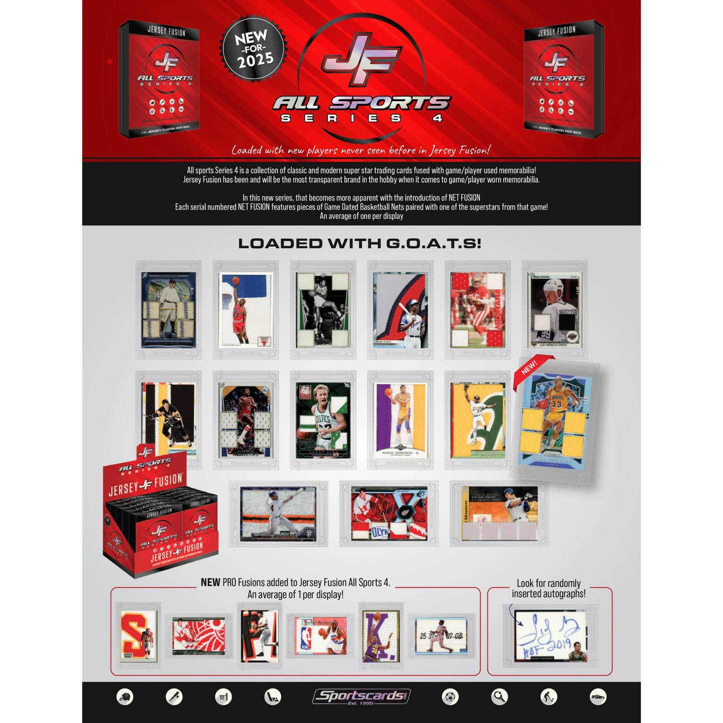 2025 Jersey Fusion All Sports Series 4 Hobby Pack