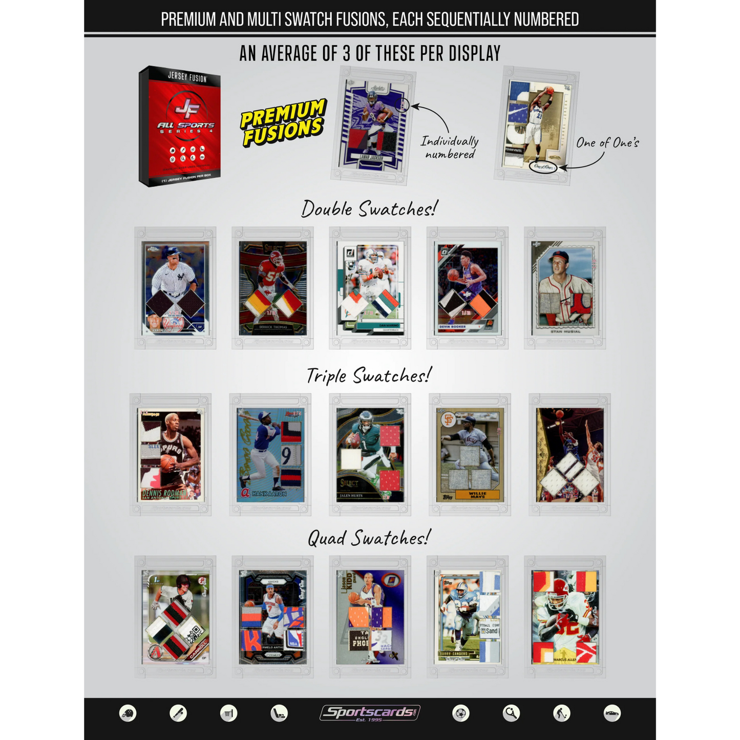 2025 Jersey Fusion All Sports Series 4 Hobby Pack