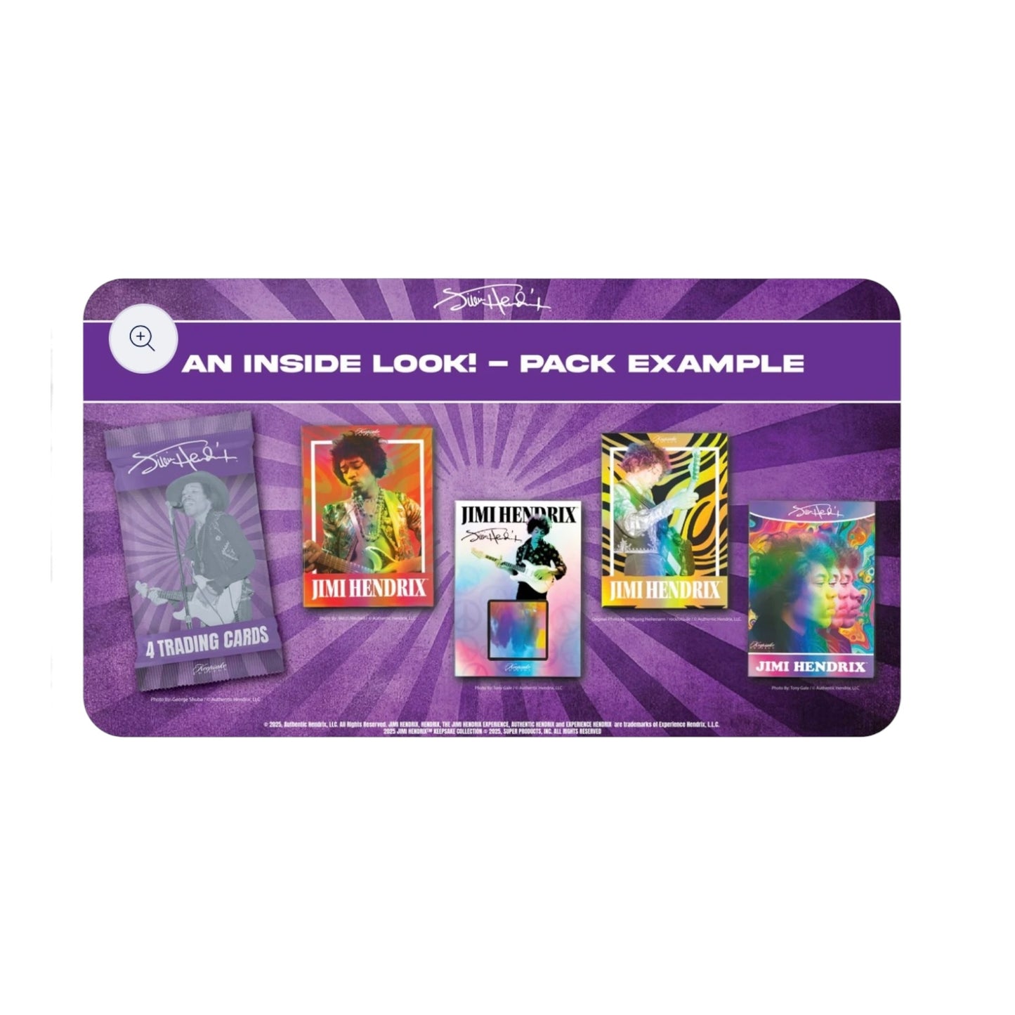 2025 Jimi Hendrix Keepsake Premiere Hobby Edition - 10 Box Case