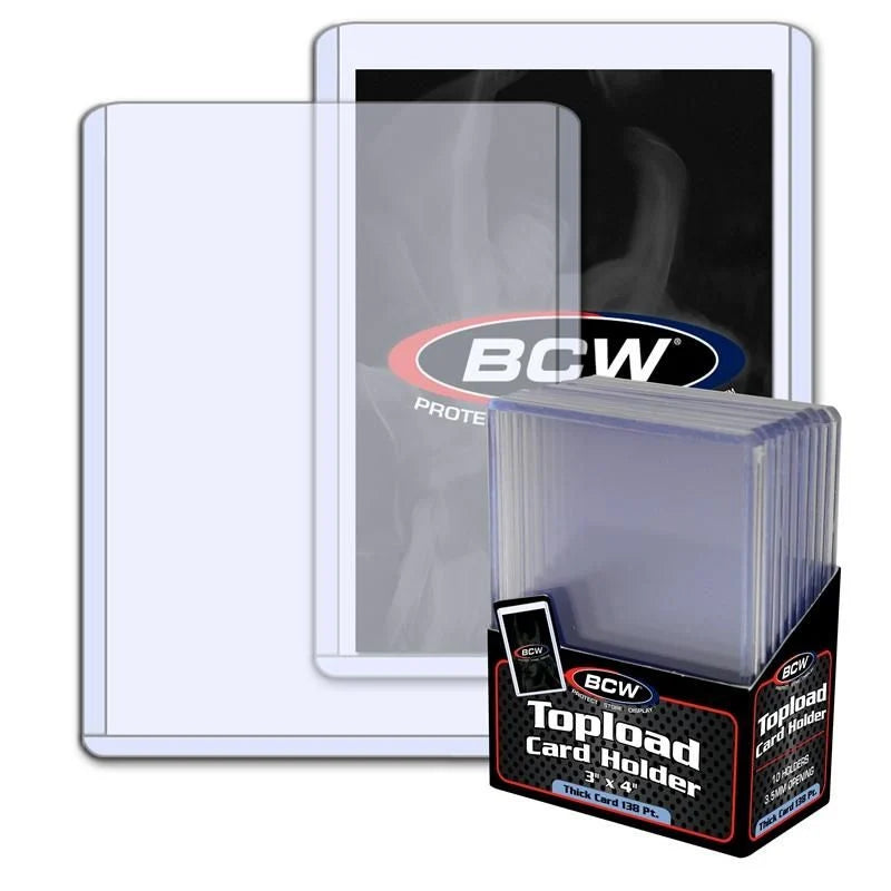 BCW Thick Topload Holders