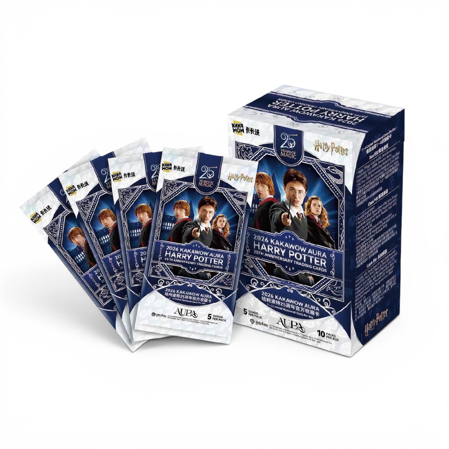 KAKAWOW AURA Harry Potter 25th Anniversary Trading Cards - Blaster Box