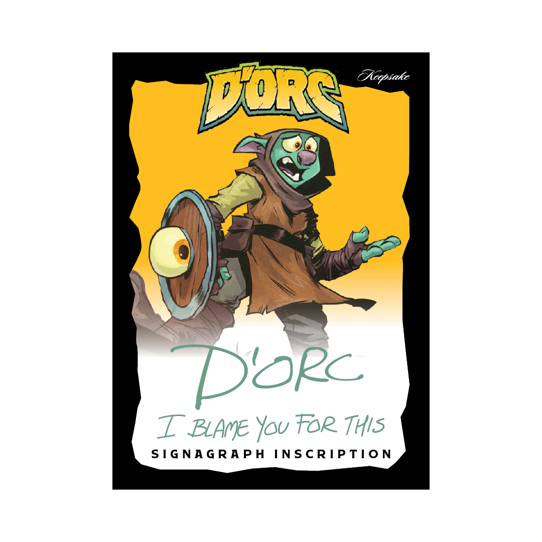 PRE-ORDER - D’Orc Issue #1 Keepsake Premiere Breaker Edition Trading Card Box