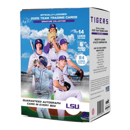 LSU® 2025 Baseball Trading Cards - Platinum Box with Guaranteed Autograph