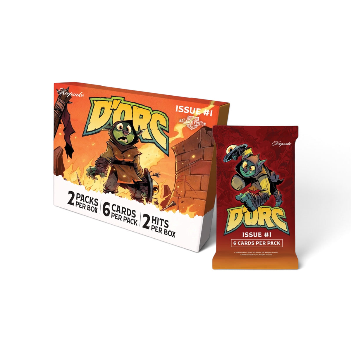 PRE-ORDER - D’Orc Issue #1 Keepsake Premiere Breaker Edition Trading Card Box