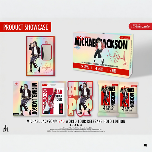 Michael Jackson Bad World Tour Keepsake HOLO Breakers Edition