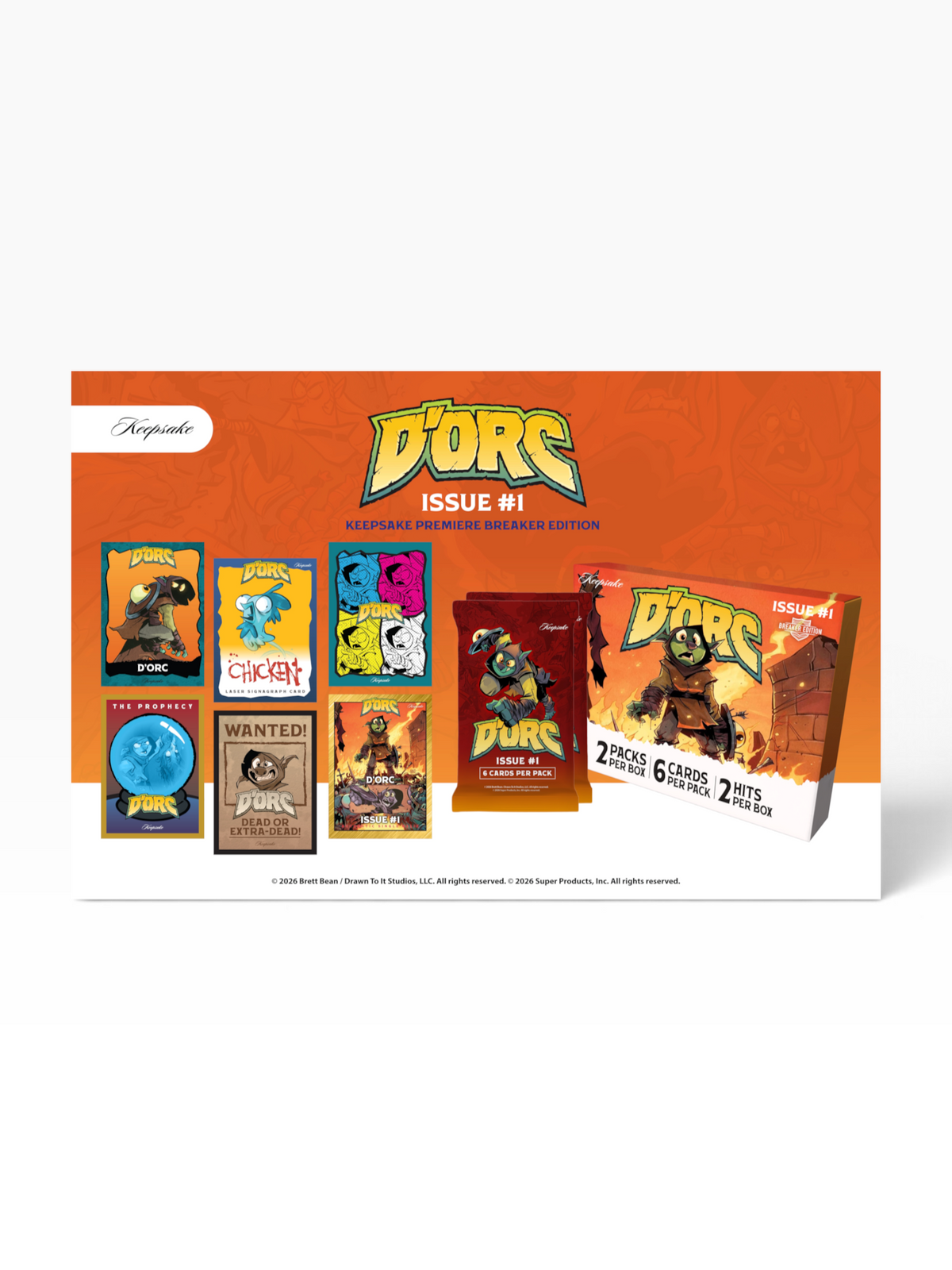 PRE-ORDER - D’Orc Issue #1 Keepsake Premiere Breaker Edition Trading Card Box