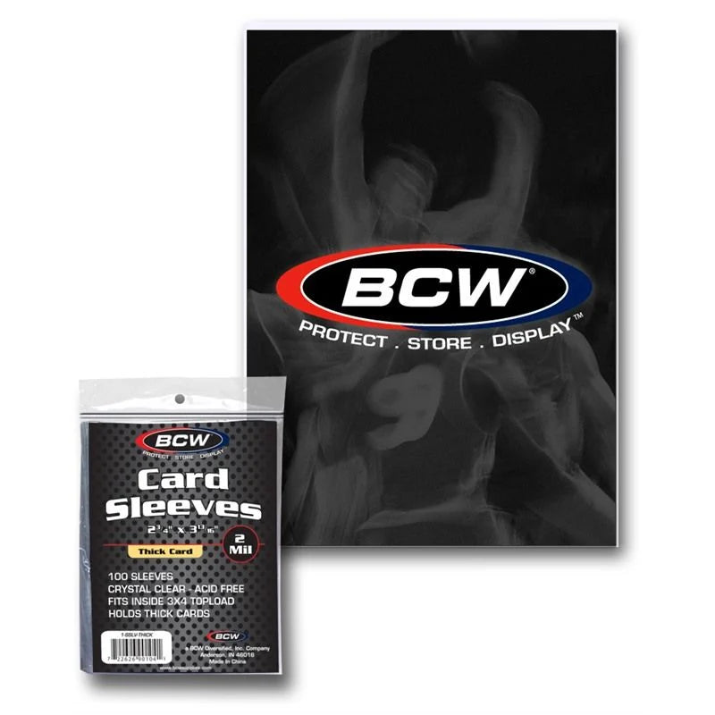 BCW Thick Card Sleeves - 100 Pack