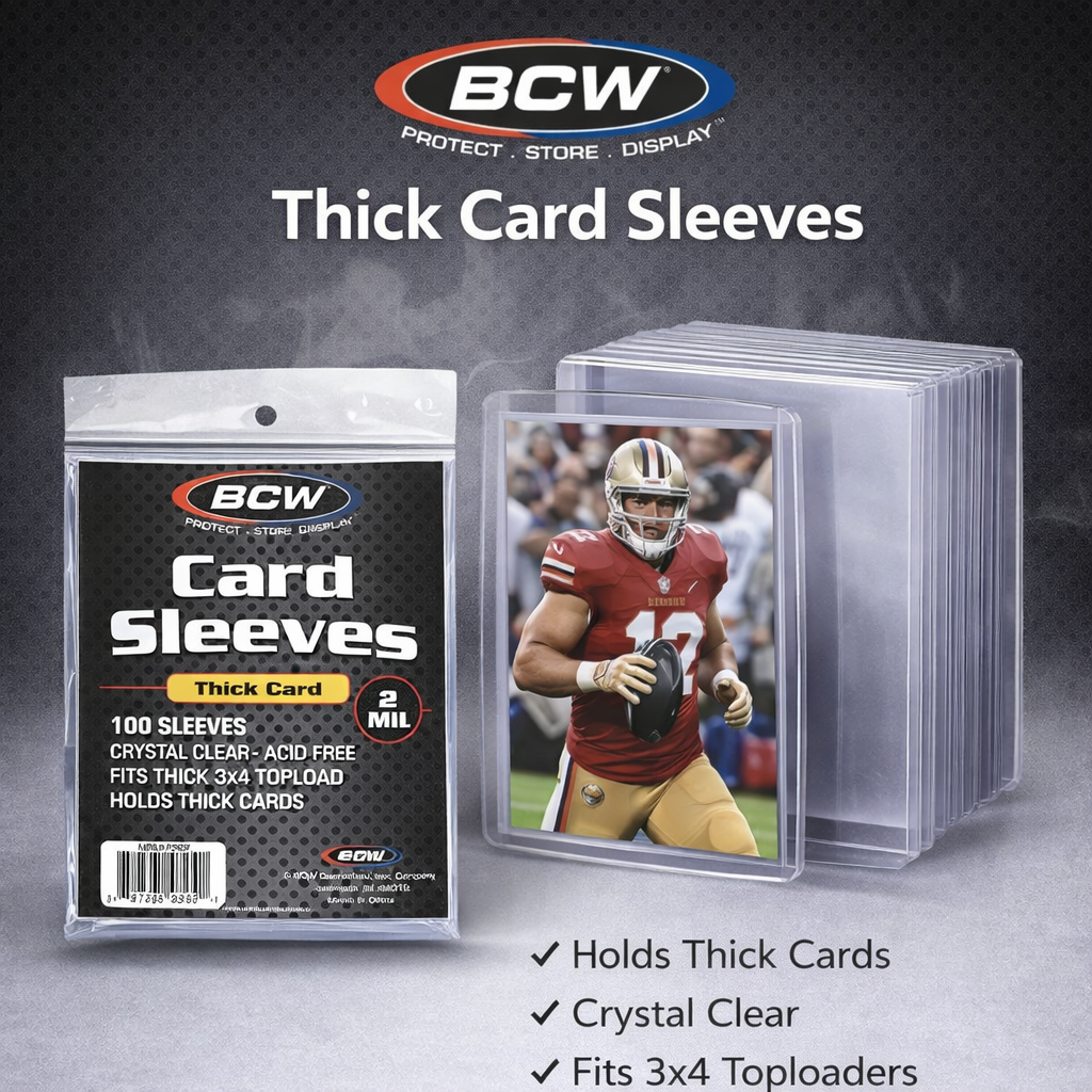 BCW Thick Card Sleeves - 100 Pack