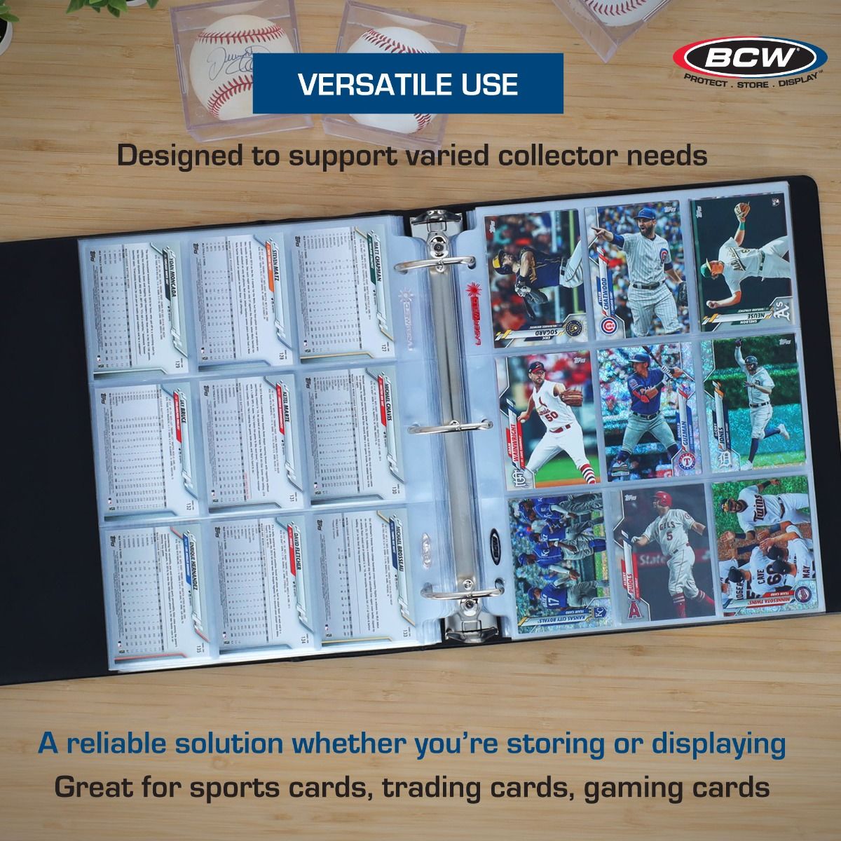3 in. Album - Sports Card Collection - Black