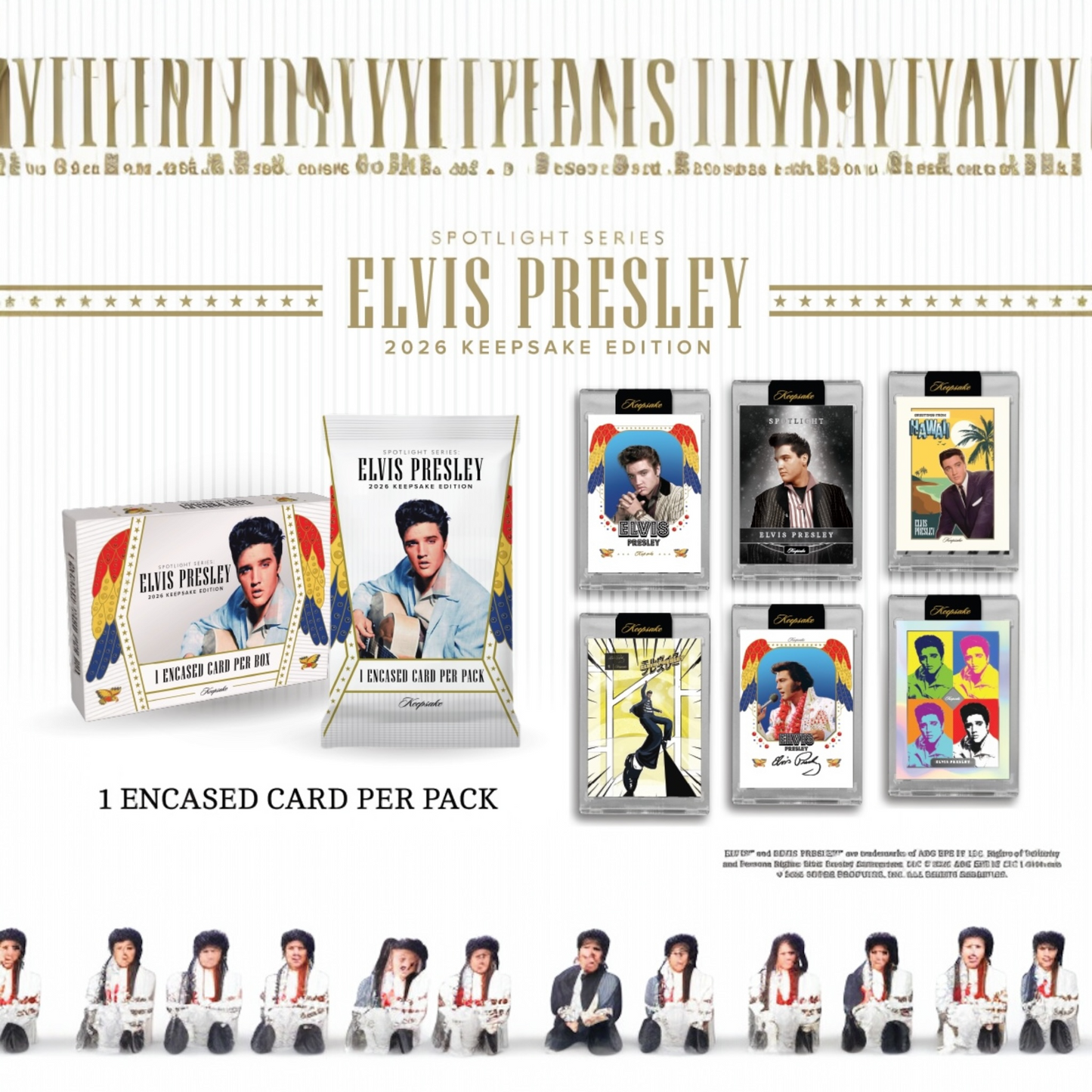 Elvis Presley the King of Rock & Roll Keepsake Spotlight Series
