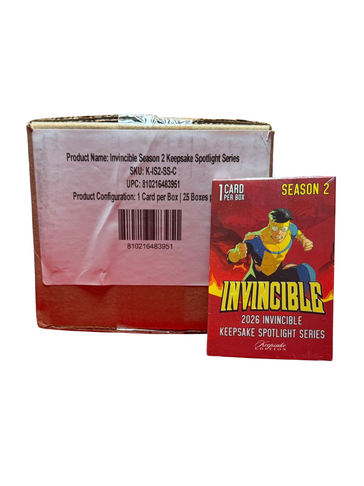 2026 Invincible Season 2 Keepsake Spotlight Series – Factory Sealed 25-Box Case