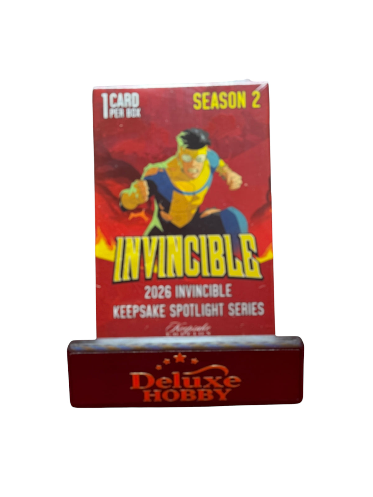 2026 Invincible Season 2 Keepsake Spotlight Series – 1 Encased Numbered Card /99 or Less