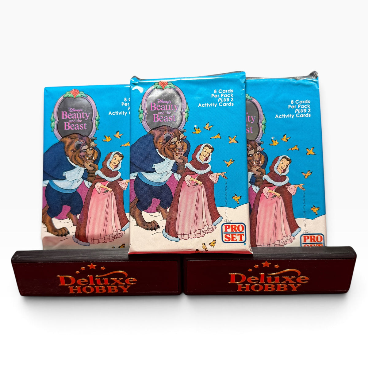 1992 Disney Beauty and the Beast Pro Set Trading Cards – 3 Sealed Packs – 30 Cards