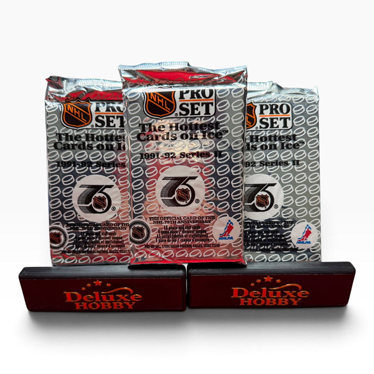 1991-92 Pro Set NHL Hockey Series II – 3 Sealed Packs – 45 Cards