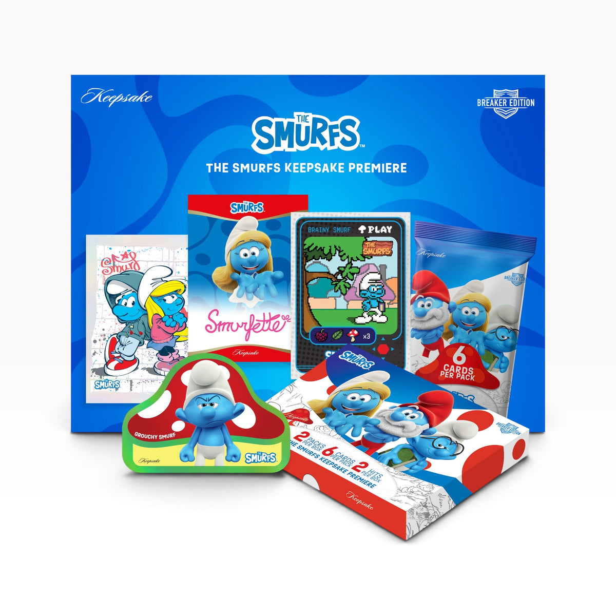 PRE-ORDER - The Smurfs Keepsake Premiere Breaker Box