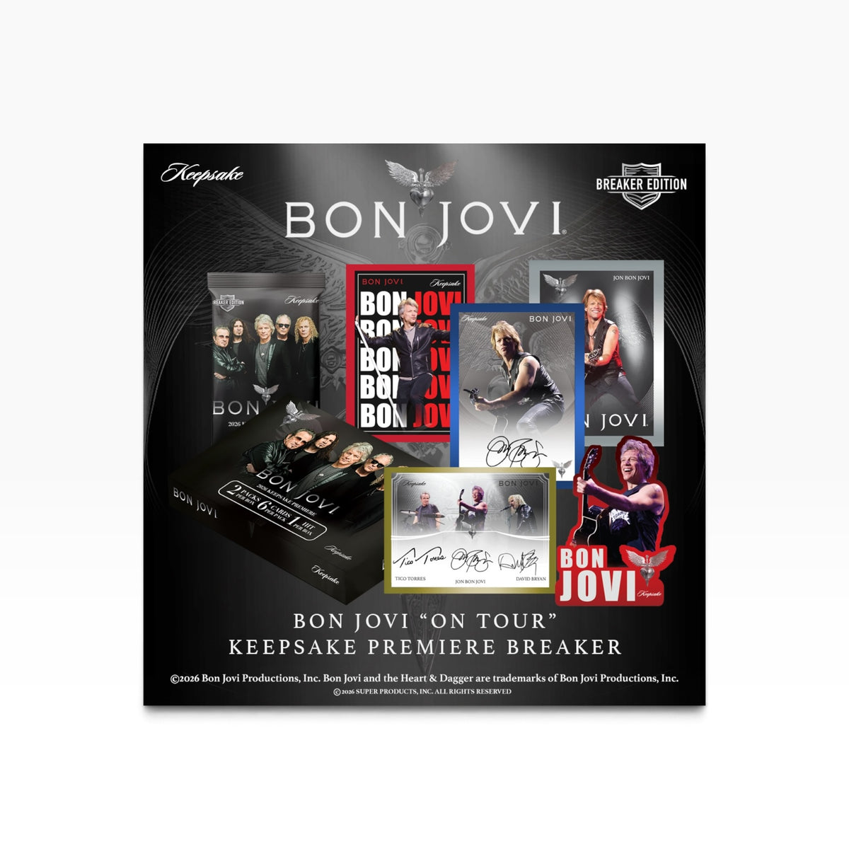 PRE-ORDER - 2026 Keepsake Bon Jovi Premiere Edition Breaker Box