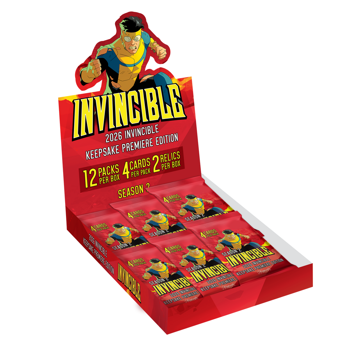 PRE-ORDER - 2026 Invincible Season 2 Keepsake Premiere Edition Hobby Box