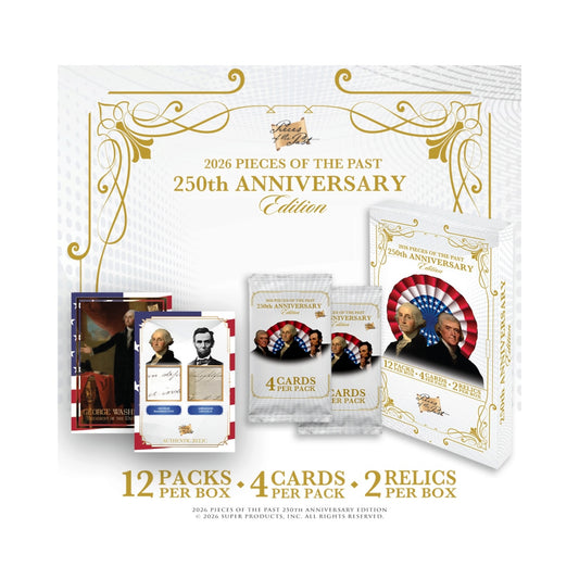 PRE-ORDER - 2026 Pieces of the Past 250th Anniversary Edition Hobby Box