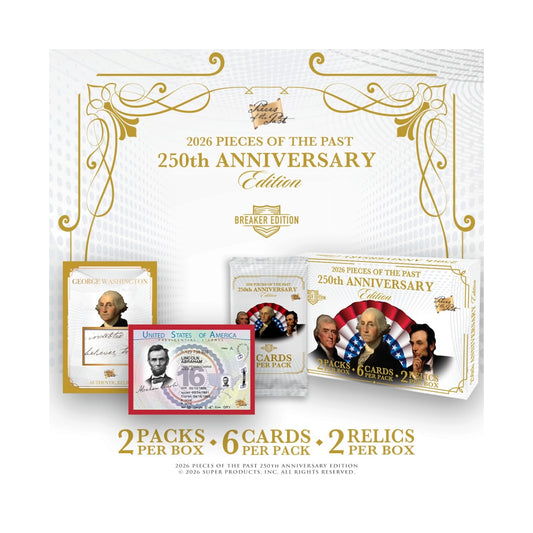 PRE-ORDER - 2026 Pieces of the Past 250th Anniversary Edition Breaker Box
