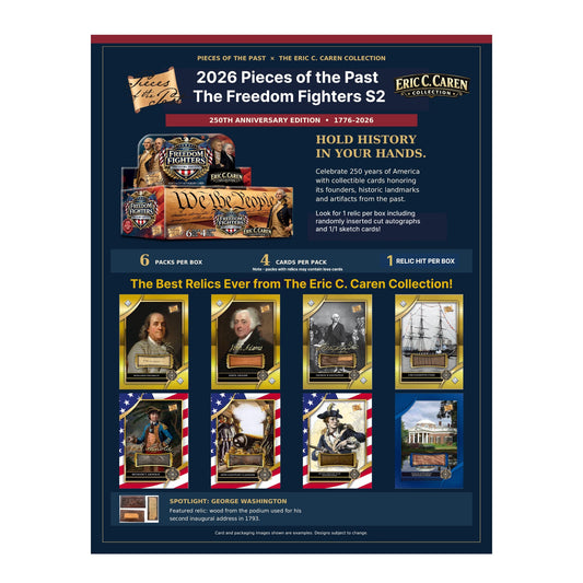PRE-ORDER - 2026 Pieces of the Past The Freedom Fighters Series 2 – 250th Anniversary Box