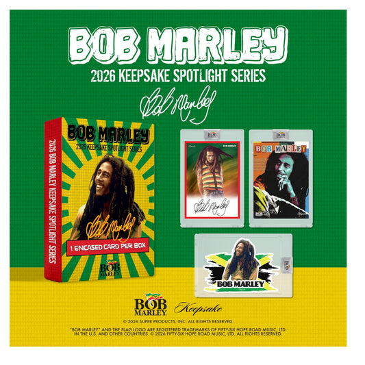 PRE-ORDER - 2026 Bob Marley Keepsake Spotlight Series Trading Card Box