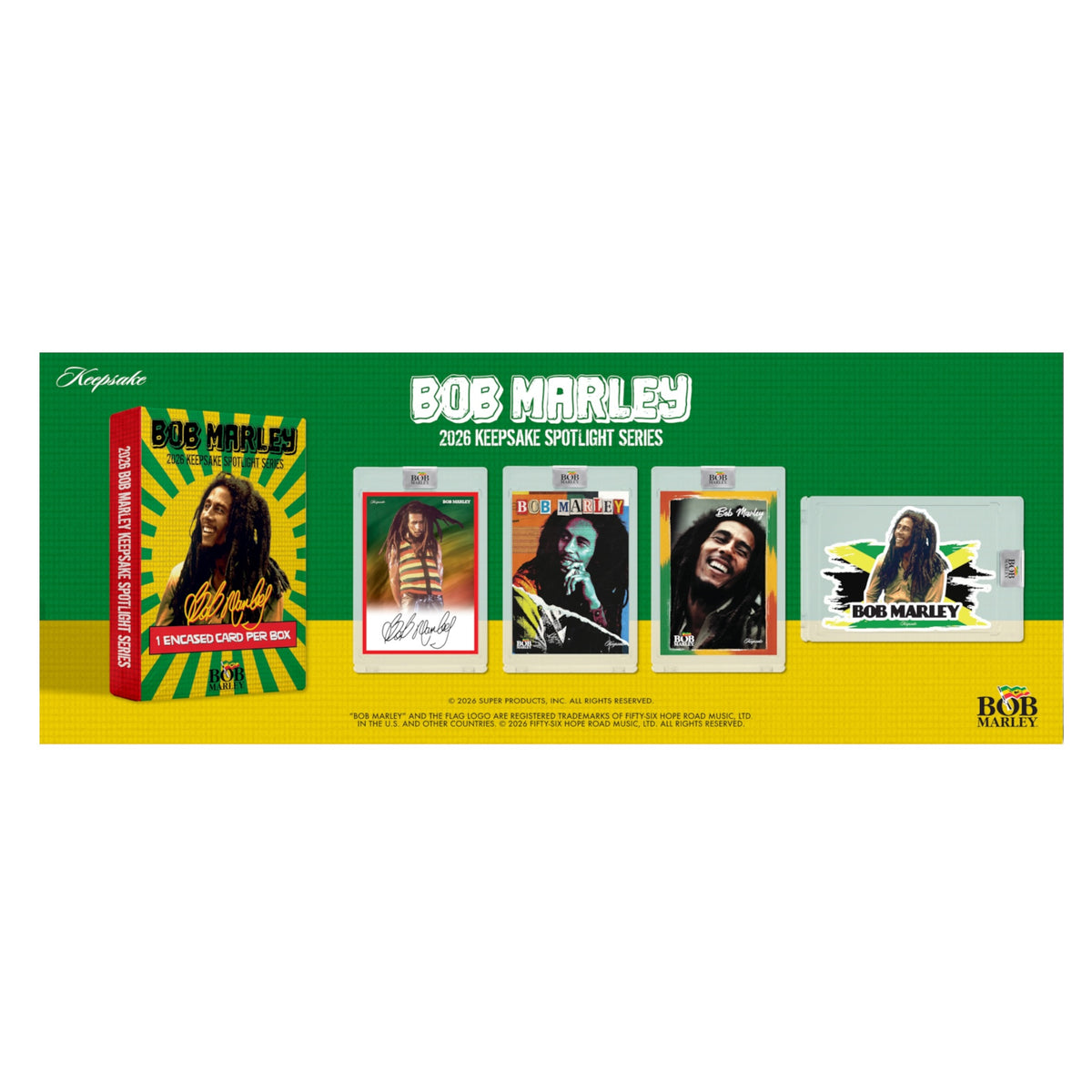 PRE-ORDER - 2026 Bob Marley Keepsake Spotlight Series Trading Card Box