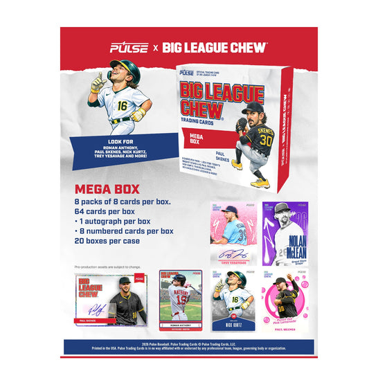PRE-ORDER - 2026 Pulse x Big League Chew Baseball Mega Box