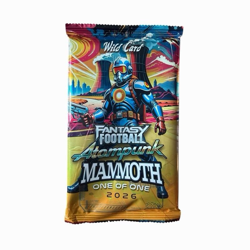 2026 Wild Card Fantasy Football AtomPunk Mammoth Pack