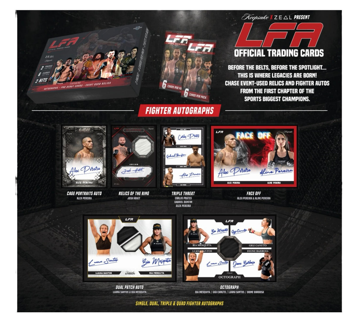 PRE-ORDER - 2027 Keepsake Legacy Fighting Alliance (LFA) Zeal Breaker Edition